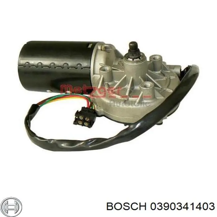 Мотор стеклоочистителя лобового стекла 0390341403 Bosch