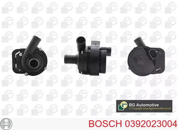 0392023004 Bosch помпа водяная (насос охлаждения, дополнительный электрический)