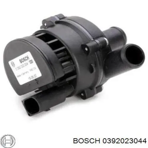 0 392 023 044 Bosch bomba de água (bomba de esfriamento, adicional elétrica)