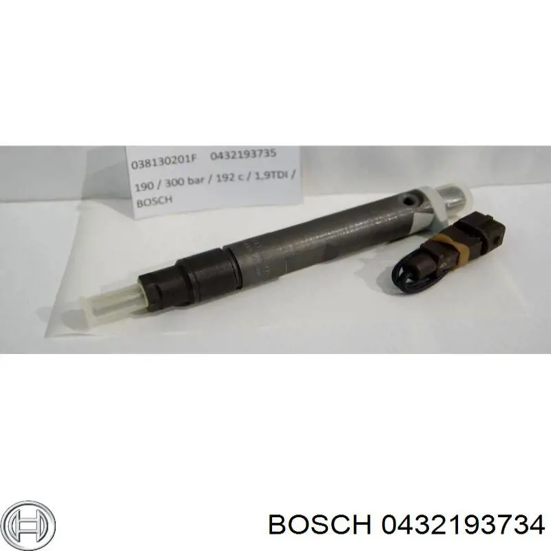 0432193734 Bosch injetor de injeção de combustível