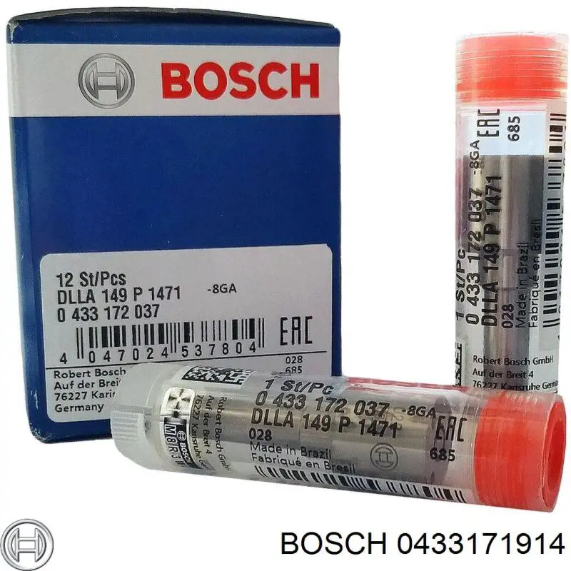 Pulverizador inyector 0433171914 Bosch