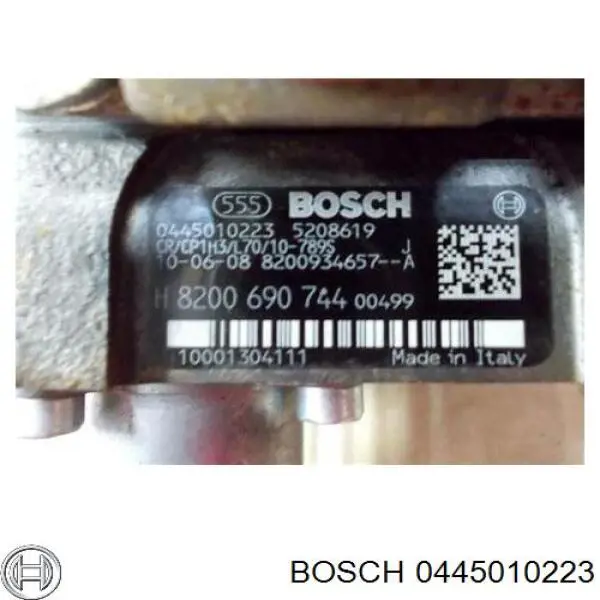 0445010223 Bosch bomba de combustível de pressão alta