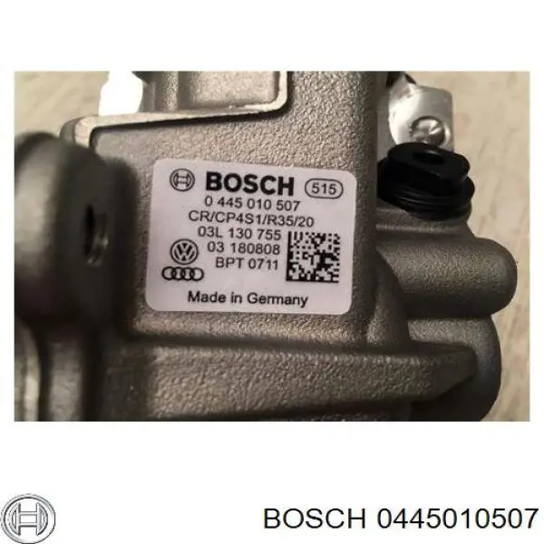0445010507 Bosch bomba de combustível de pressão alta