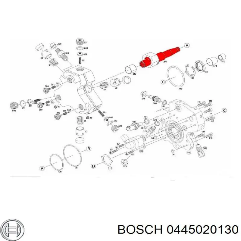 Купить 0445020130 Bosch ТНВД