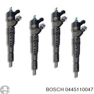 0445110047 Bosch injetor de injeção de combustível