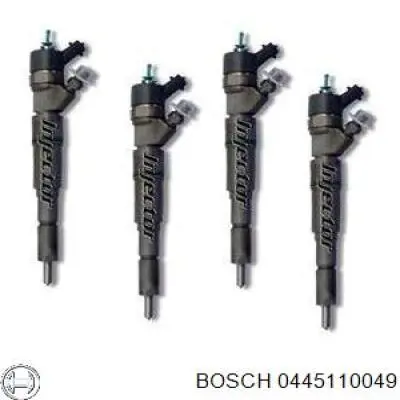 0445110049 Bosch injetor de injeção de combustível