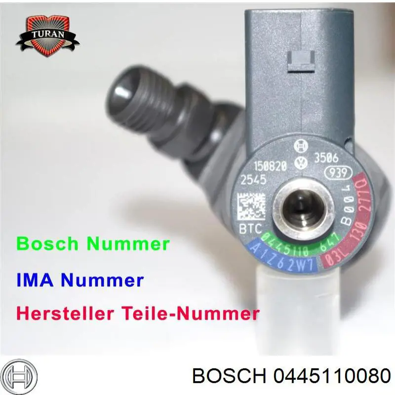 Inyector de combustible 0445110080 Bosch