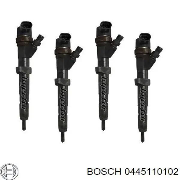0445110102 Bosch injetor de injeção de combustível