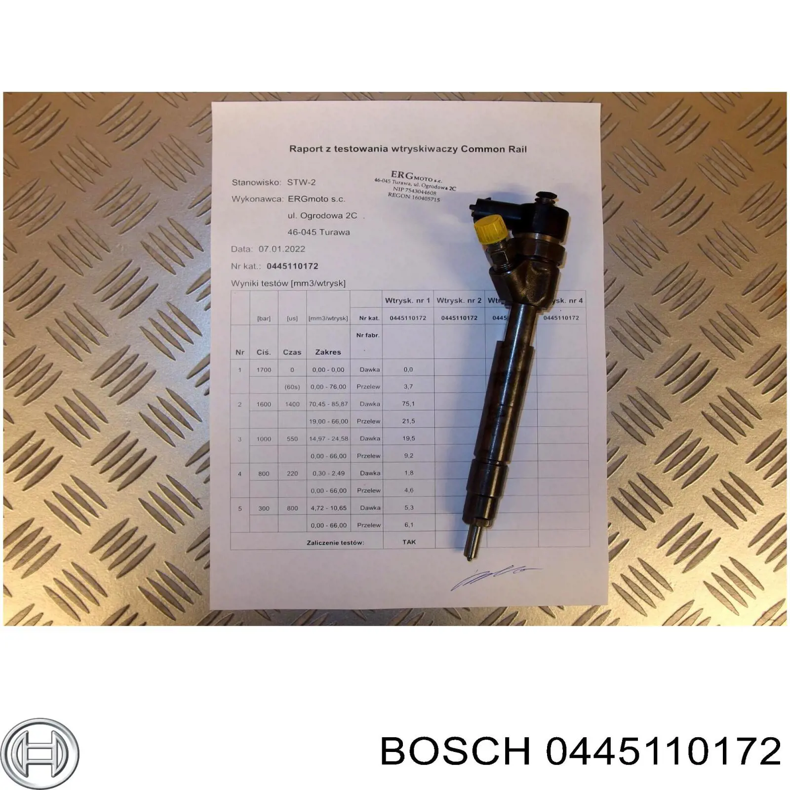 Топливные форсунки 0445110172 Bosch