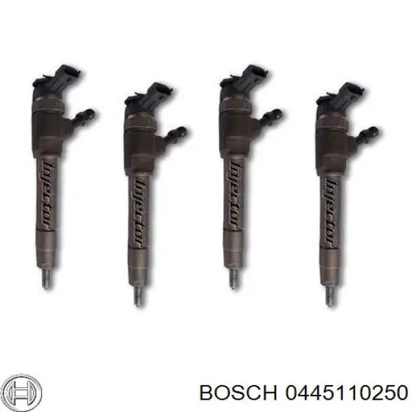 0 445 110 250 Bosch injetor de injeção de combustível