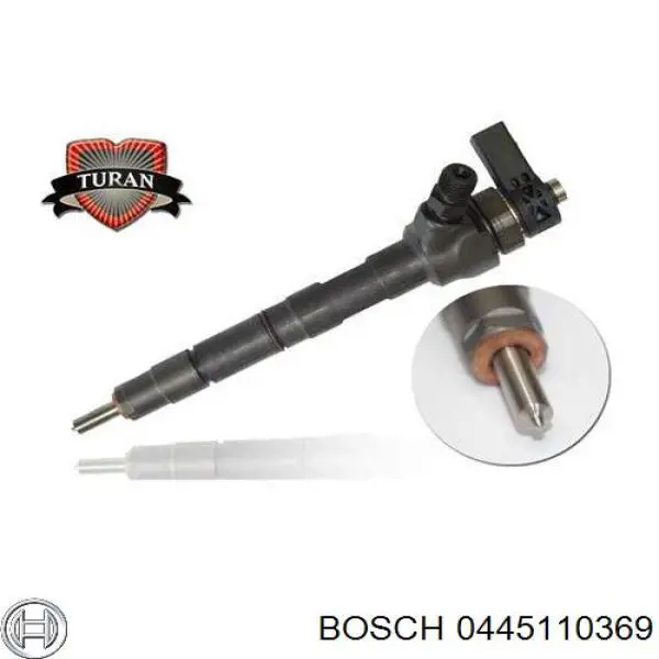 Купить 0445110369 Bosch Клапанная форсунка