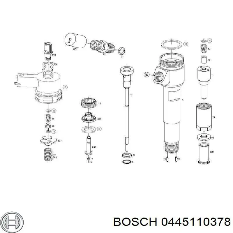  Bosch 0445110378 цена, от 56.37 USD
