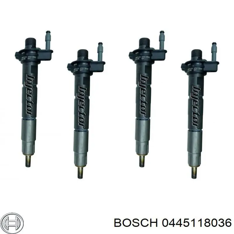 0 445 118 036 Bosch injetor de injeção de combustível