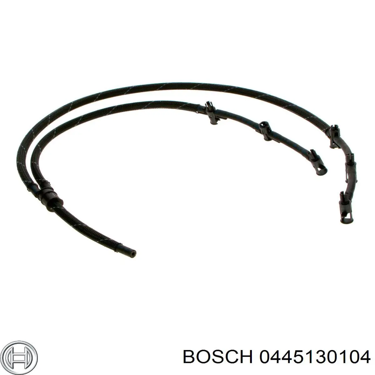 Трубка топливная, обратная от форсунок Bosch 0445130104