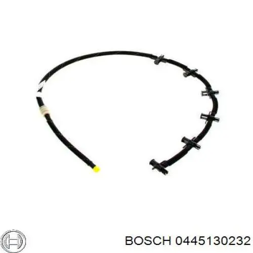 0445130232 Bosch tubo de combustível, inverso desde os injetores