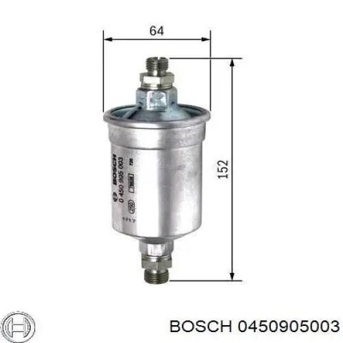 Топливный фильтр 0450905003 Bosch