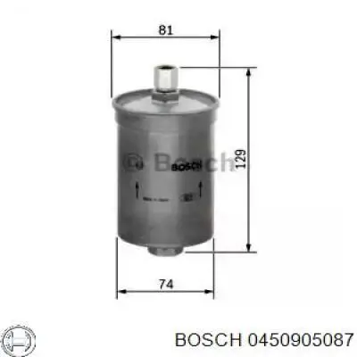 Фильтр топливный Bosch 0450905087