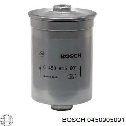 Фильтр тонкой очистки топлива Bosch 0450905091 цена, от 14.84 USD