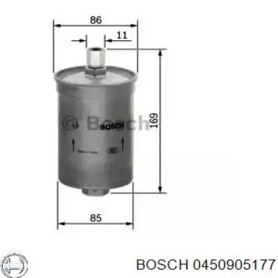 Топливный фильтр 0450905177 Bosch