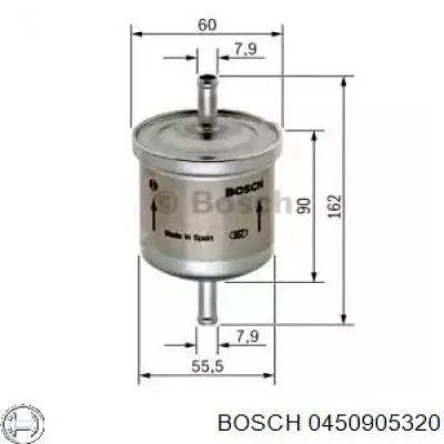 Топливный фильтр 0450905320 Bosch