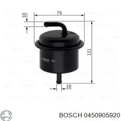 Filtro combustible 0450905920 Bosch