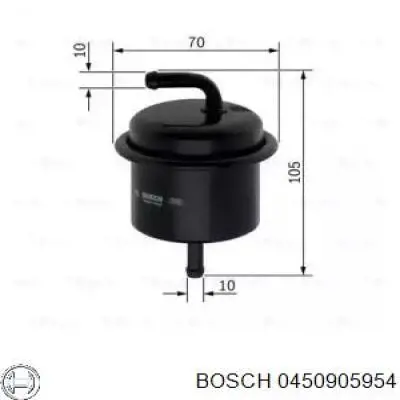 Топливный фильтр 0450905954 Bosch