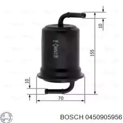 Топливный фильтр 0450905956 Bosch