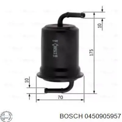 Топливный фильтр 0450905957 Bosch