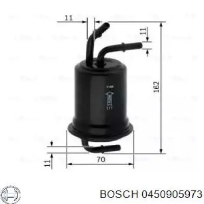 Фильтр топливный Bosch 0450905973
