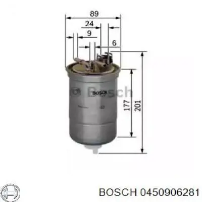 Топливный фильтр 0450906281 Bosch