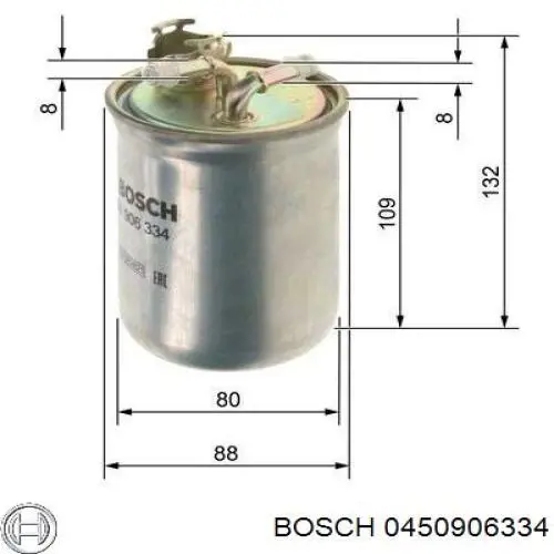 Filtro combustible 0450906334 Bosch