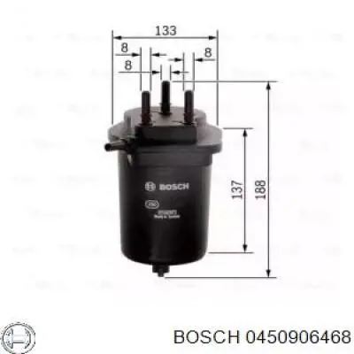 Топливный фильтр 0450906468 Bosch