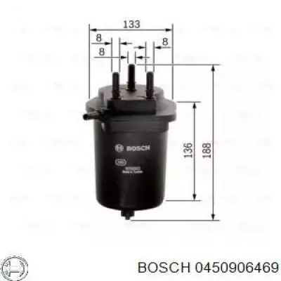 0450906469 Bosch топливный фильтр