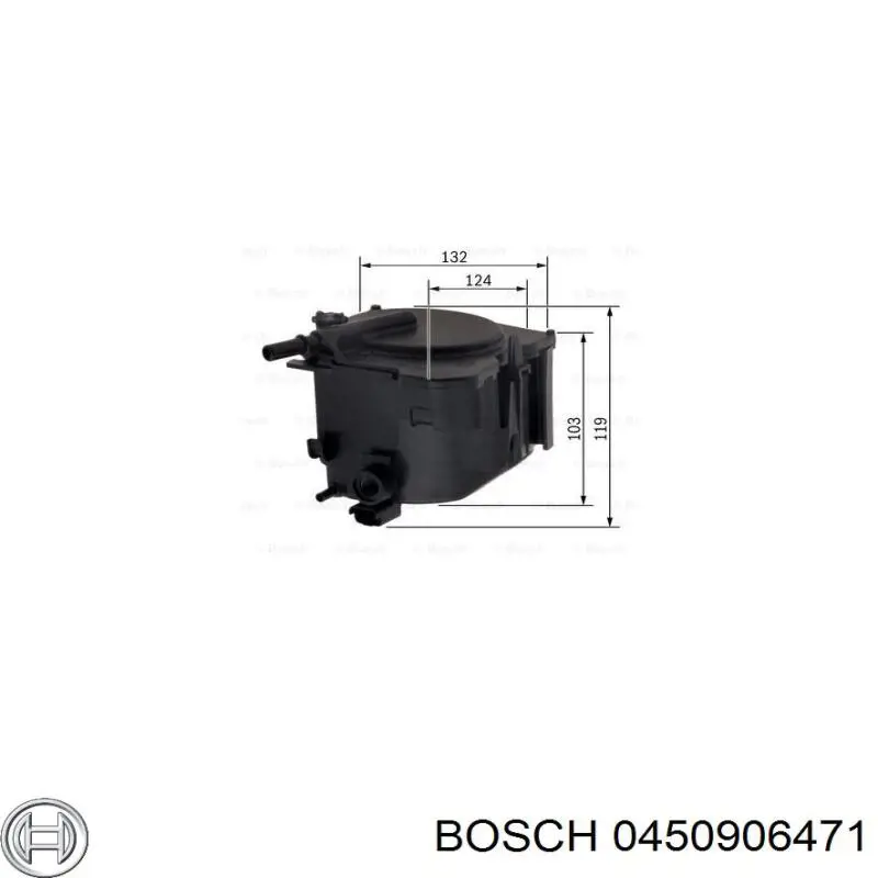 0450906471 Bosch топливный фильтр