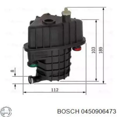 0450906473 Bosch топливный фильтр