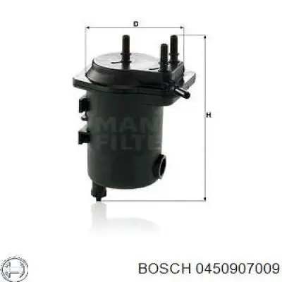 Топливный фильтр 0450907009 Bosch