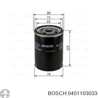 Купить 0451103033 Bosch Фильтр центробежный очистки масла