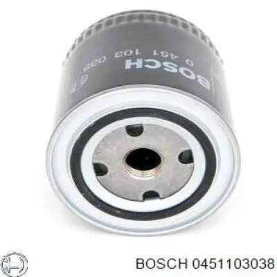 Filtro de aceite 0451103038 Bosch