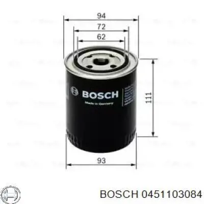 0 451 103 084 Bosch масляный фильтр