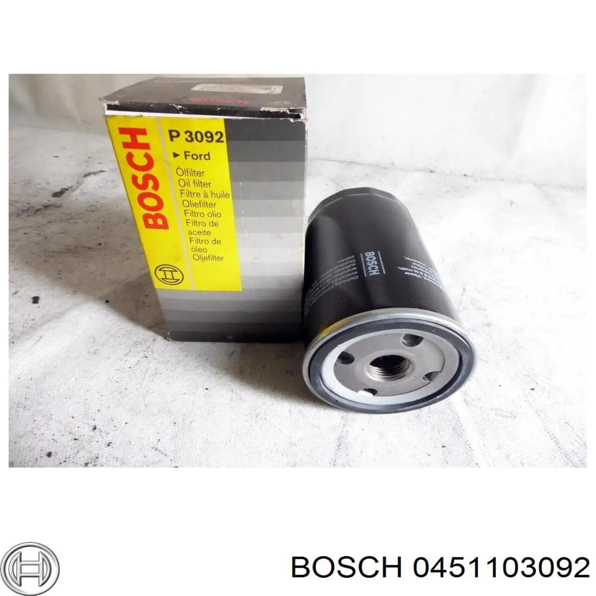 Filtro de aceite 0451103092 Bosch