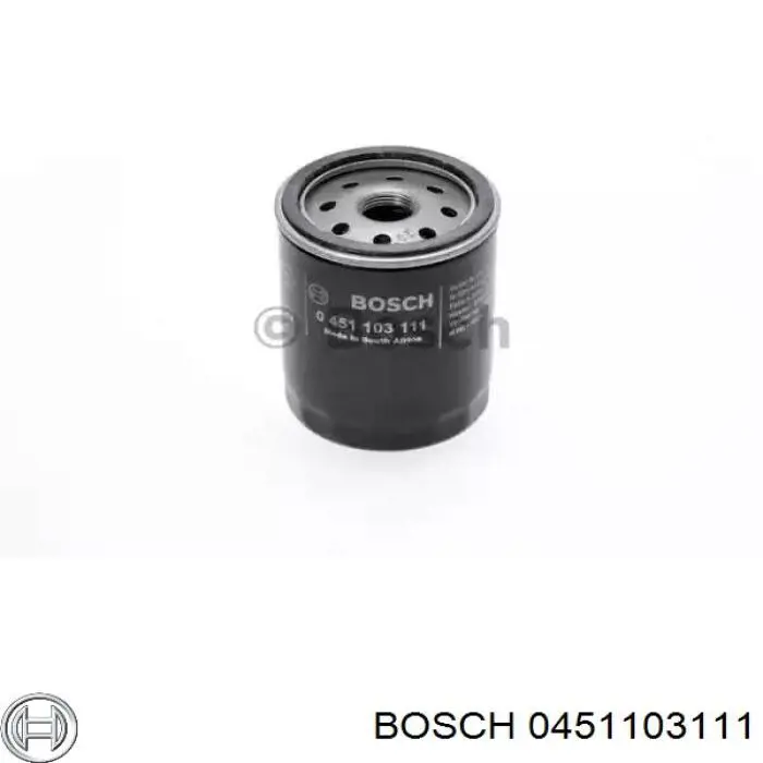 0 451 103 111 Bosch масляный фильтр