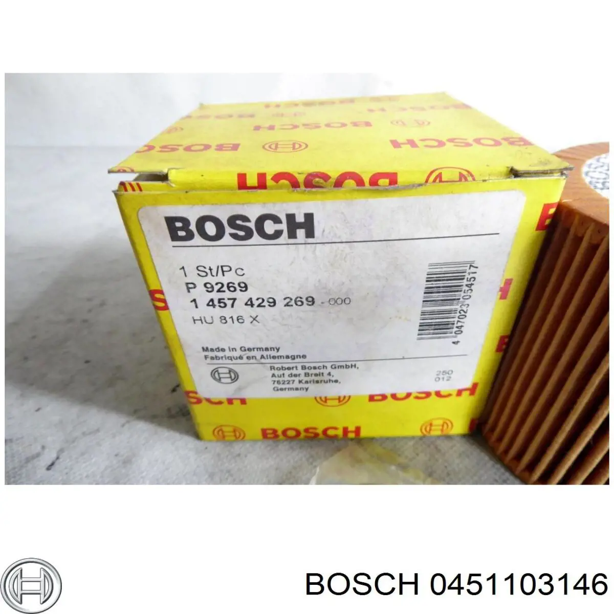 Купить 0451103146 Bosch Фильтр центробежный очистки масла