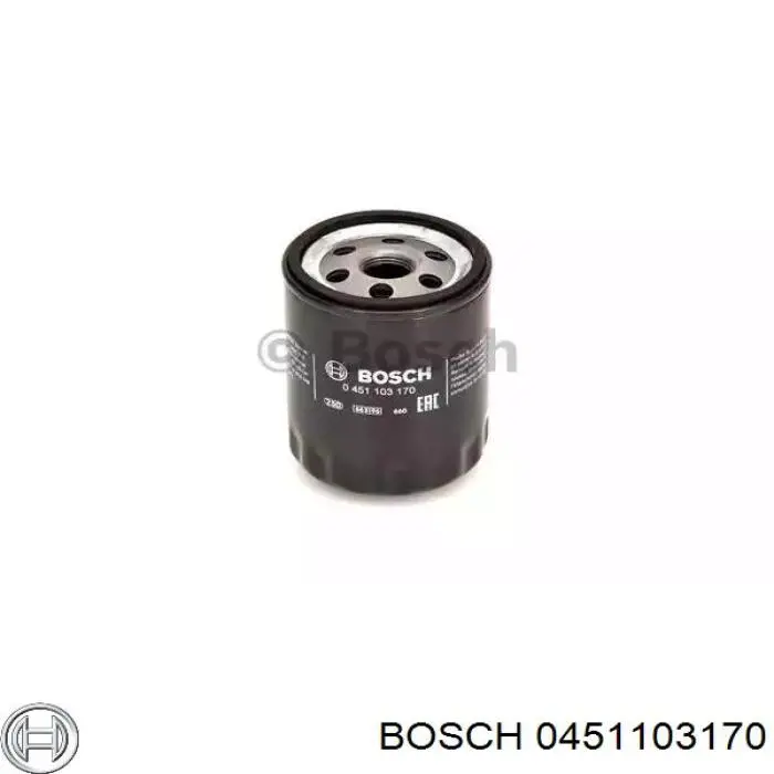 0451103170 Bosch масляный фильтр
