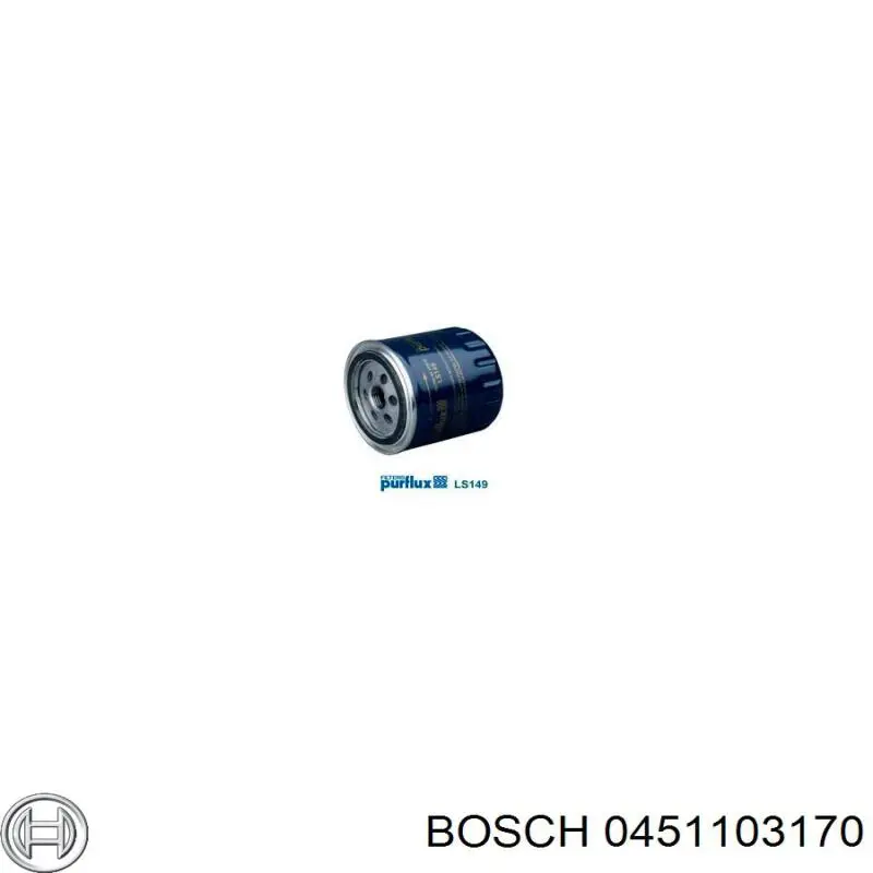 Фильтр очистки масла центробежный Bosch 0451103170 цена, от 4.79 USD