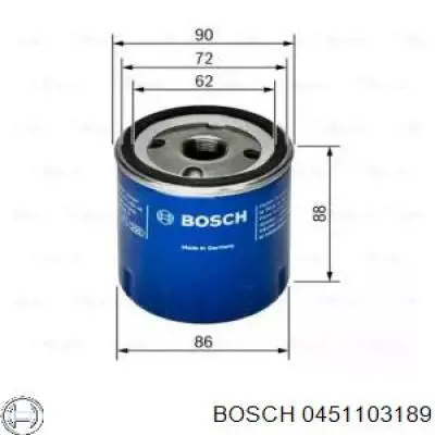 0451103189 Bosch масляный фильтр