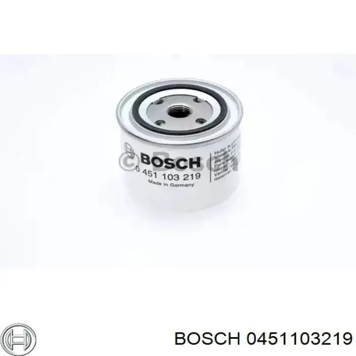 0 451 103 219 Bosch масляный фильтр
