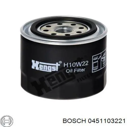 0451103221 Bosch масляный фильтр