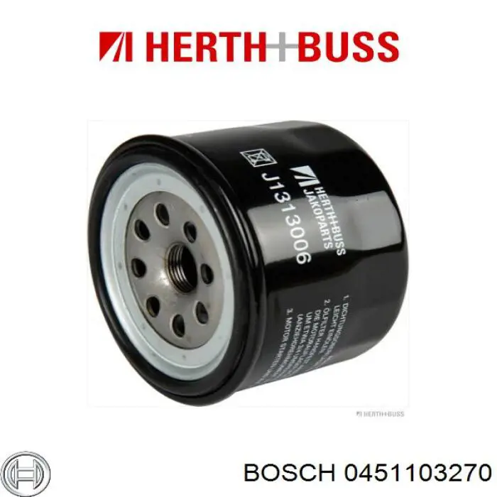 0451103270 Bosch Масляный фильтр двигателя