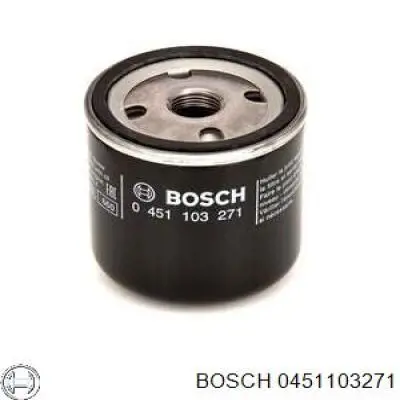 Filtro de aceite 0451103271 Bosch