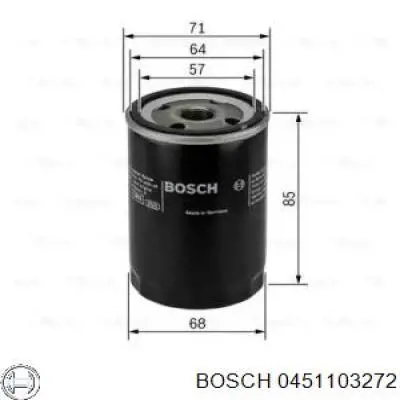 Масляный фильтр 0451103272 Bosch